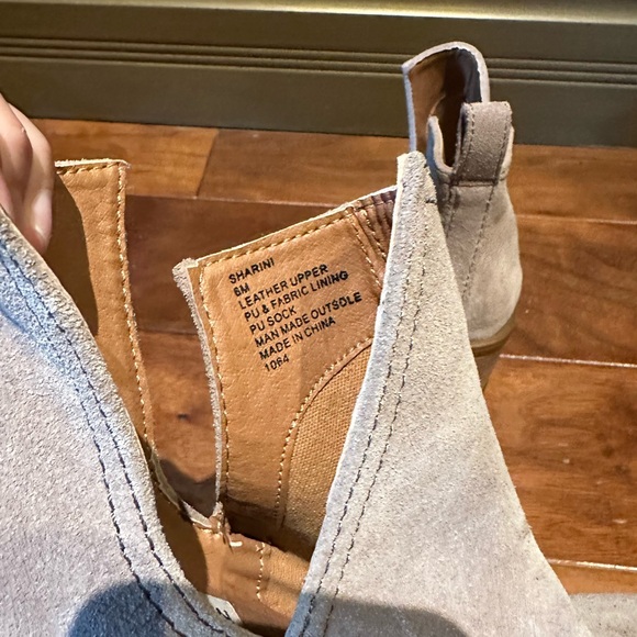 Steve Madden Sharini Bootie in Taupe Suede - Picture 3 of 4